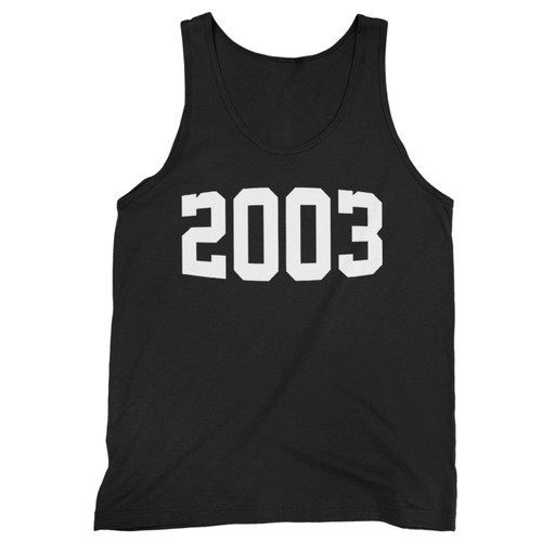 2003 Birthday Year Number Tank Top