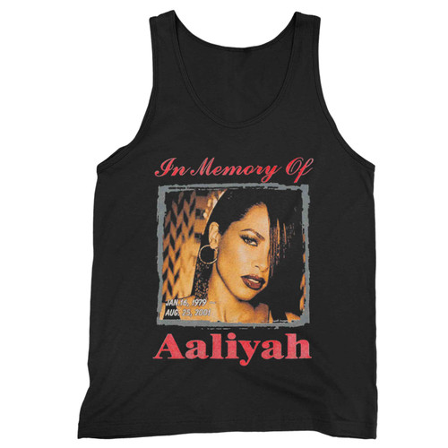 Aaliyah In Loving Memory Vintage Pop One In A Million Tank Top