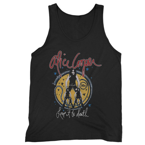 Alice Cooper Love It To Death 50Th Tank Top