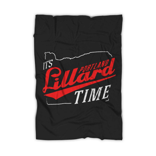 Lillard Time Blazers Blanket