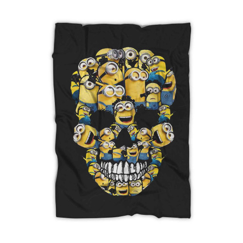Minions Skull Blanket