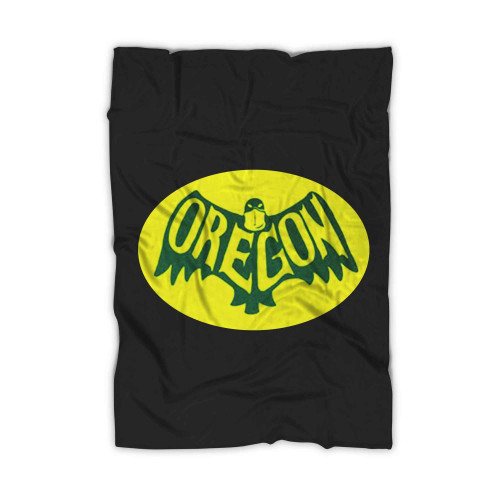Oregon Ducks Batman Blanket