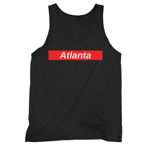 Atlanta Red Box Logo Tank Top