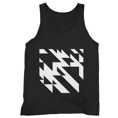 Autechre White Pattern Tank Top Autechre White Pattern Tank Top