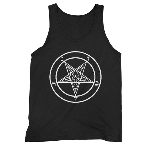 Baphomet Pentagram Satanic Church Evil Punk Rock Tank Top