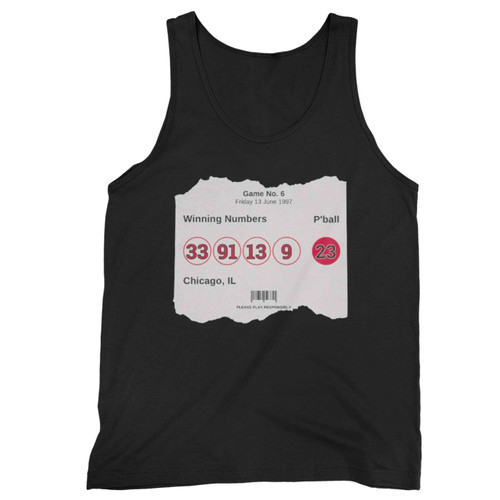 Basketball Chicago Bulls 1997 Jordan Winning Numbers Tank Top