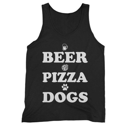 Be Pizza Dogs Tank Top