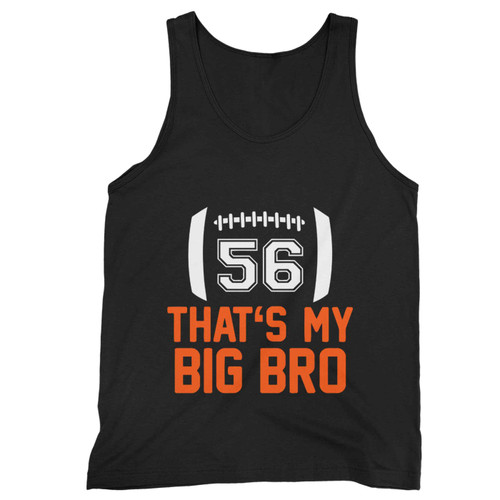 Big Bro Brother Football Design Custom Big Brother Little Tank Top