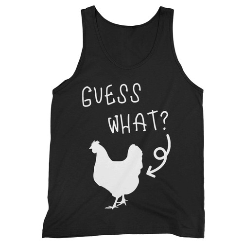 Big Guys Rule Big And Tall King Size Funny Distressed Guess What Chicken Tank Top
