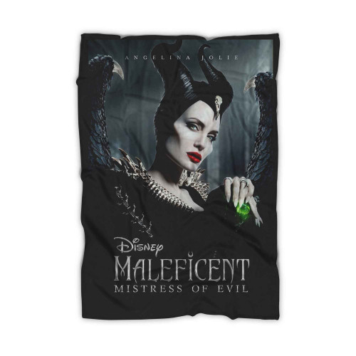 Mistress Of Evil Maleficent Angelina Jolie Disney Blanket