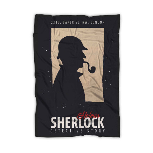Sherlock Holmes Detective Story 221B Baker St Nw London Blanket
