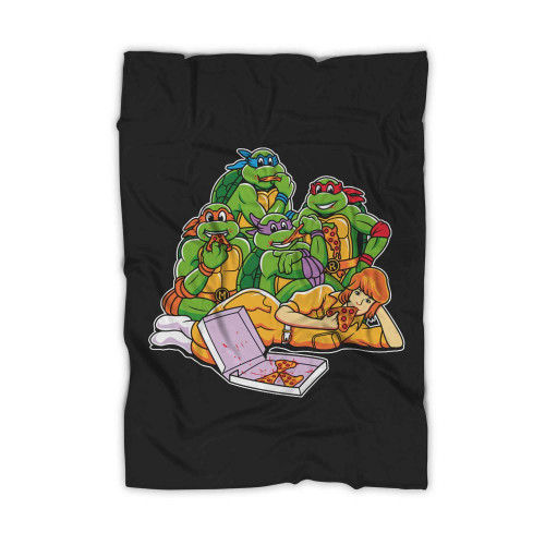 Tmnt Ninja Pizza Club Blanket