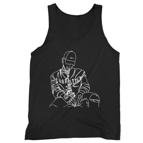 Bryson Tiller Drawing Tile Fan Art Tank Top