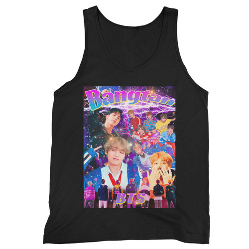 Bts Bangtan Vintage Sparkly Tank Top