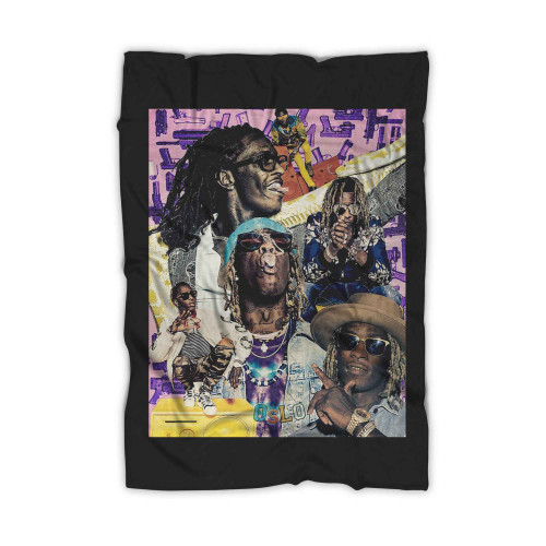 Young Thug Poster Blanket