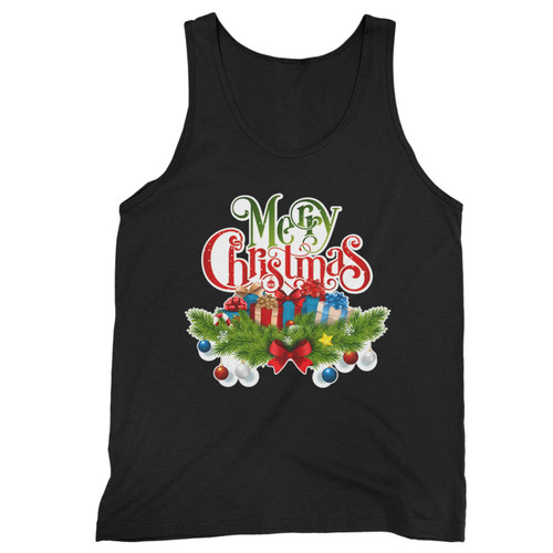 Christmas And Holiday Season Merry Christmas Tank Top