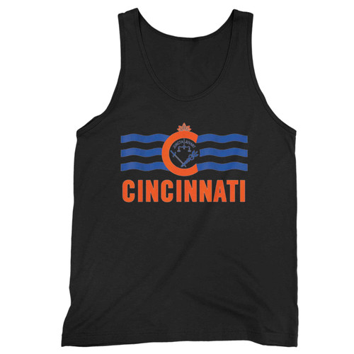 Cincinnati Soccer Shirt Cincy Flag Tank Top