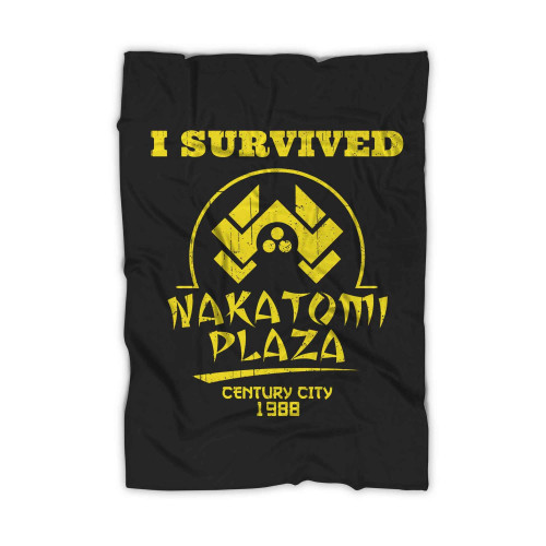 I Survived Nakatomi Plaza Blanket