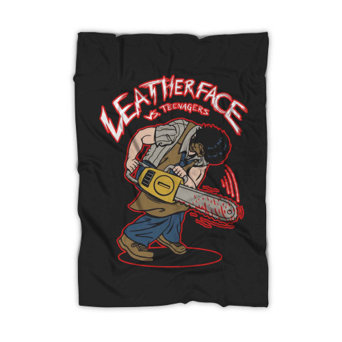 Leather Vs Teenagers Blanket