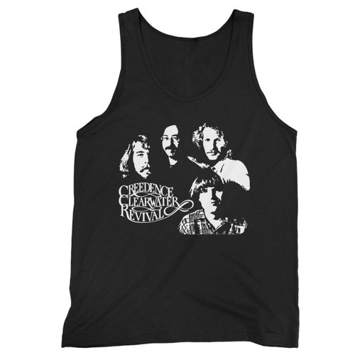 Creedence Clearwater Revival Band And Logo Tank Top