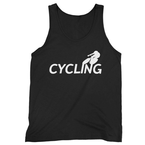 Cycling Lettering Logo Tank Top
