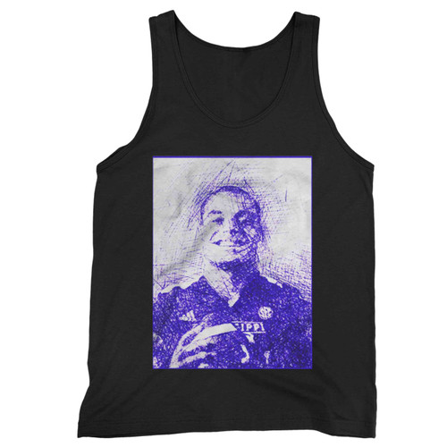 Dak Prescott Pen Drawing Portrait Tank Top Dak Prescott Pen Drawing Portrait Tank Top
