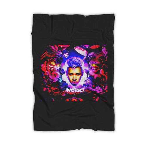 Chris Brown Indigo Drake Album Cover Blanket