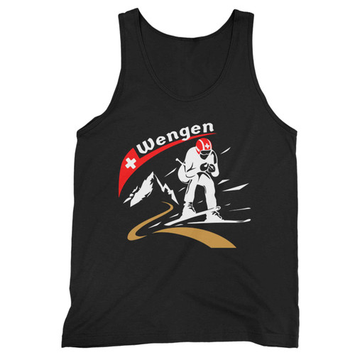 Downhill Skier Wengen Tank Top