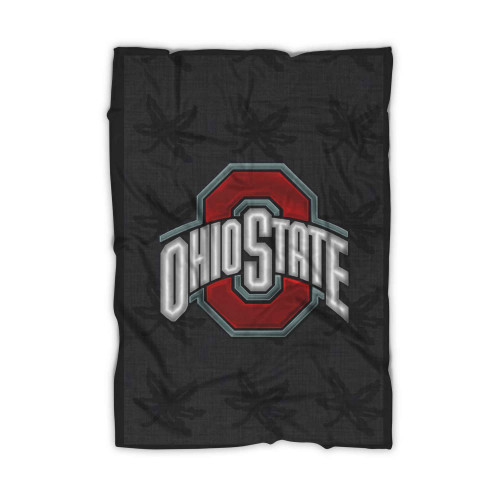 Ohio State Logos Blanket