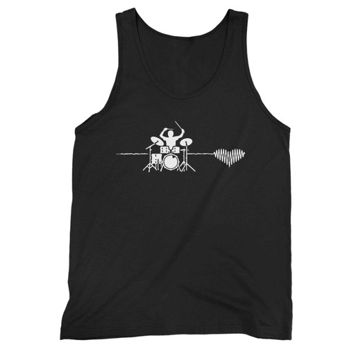 Drummer Heartbeat Tank Top