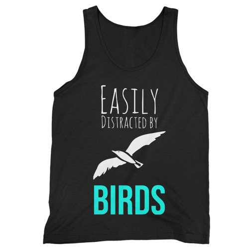 Easily Distracted By Birds Bird Watcher Tank Top