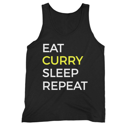 Eat Curry Sleep Repeat Tank Top