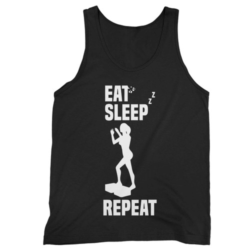 Eat Sleep Aerobics Repeat Aerobic Dance Sport Tank Top