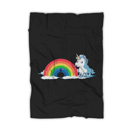 Unicorn Tasty Rainbow Blanket