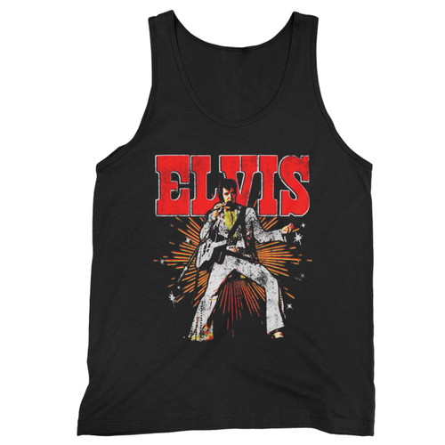 Elvis Presley Official Retro Rock Music Tank Top