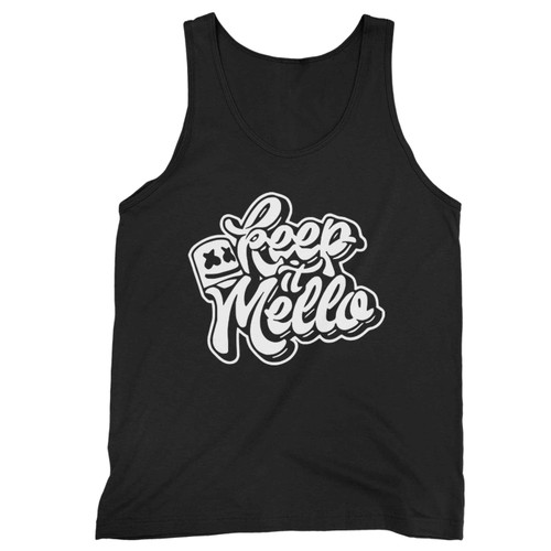 Face Idol Keep It Marshmallow Christmas Music Alone I Love You Tank Top