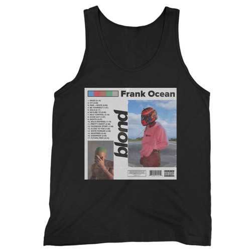 Frank Ocean Blond Track List Tank Top