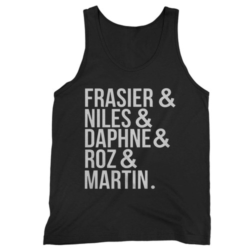 Frasier Cast Kacl Frasier Crane Niles Frasier Tank Top
