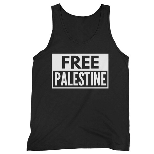 Free Palestine White Tank Top