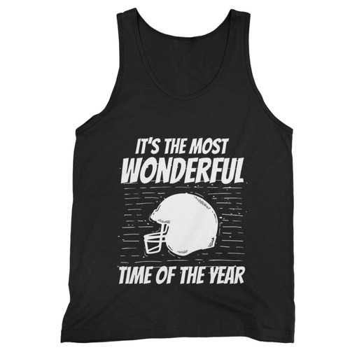 Funny Football Fan Most Wonderful Time Of The Year Tank Top