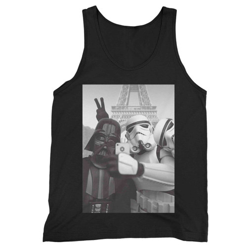 Funny Starwars Selfie Strom Trooper Darth Vader Tank Top