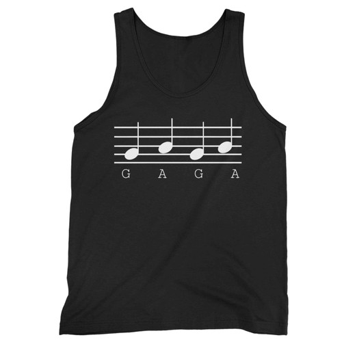 Gaga Music Notes Tank Top