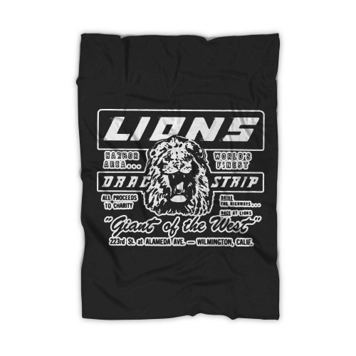 Cliff Booth Lions Drag Strip Inspired By Once Upon A Time In Hollywood Blanket