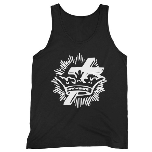 God Catholic Cross Crown King Christ Jesus Tank Top