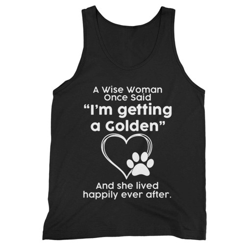 Golden Crazy Dog Mom Tank Top