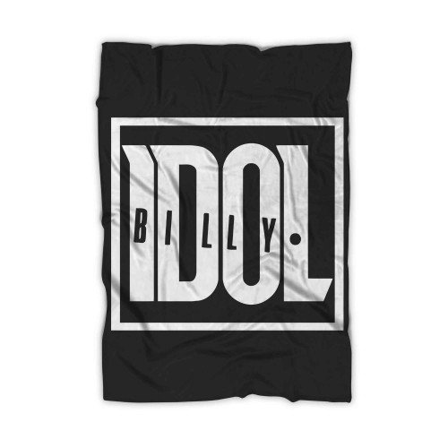 Billy Idol Logo Blanket