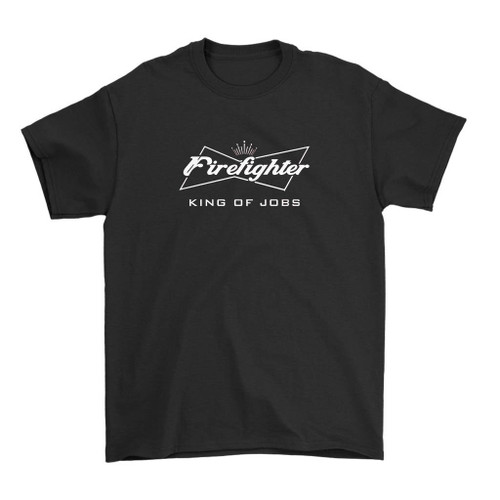 Budweiser Firefighter Man's T-Shirt Tee