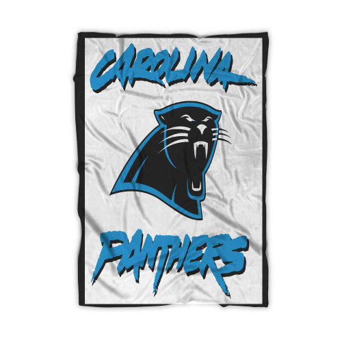 Carolina Panther Logo Blanket