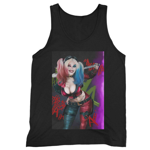 Harley Quinn Sexy Margot Robbie Suicide Squad Cosplay Tank Top