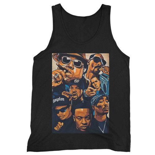 Hip Hop Legends All Together Tupac Shakur Tank Top